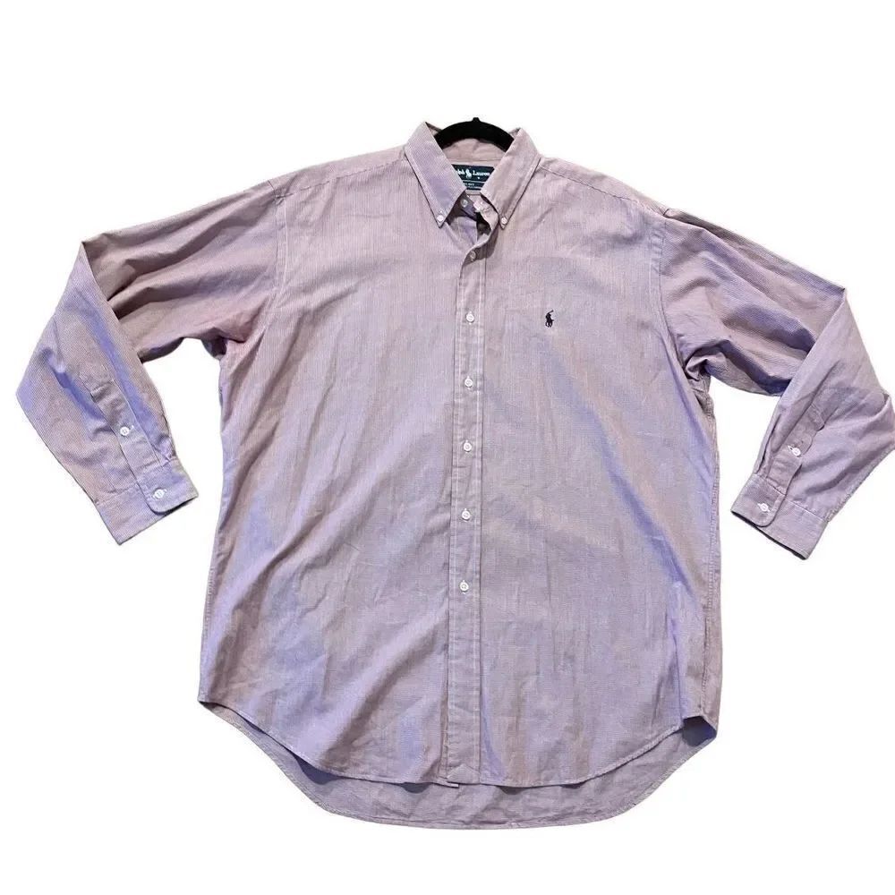Ralph Lauren Blake 2 ply cotton button down large